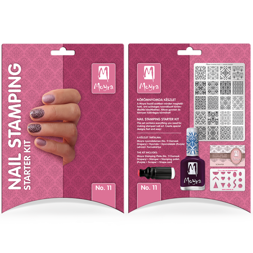 Nail stamping starter kit No. 11
