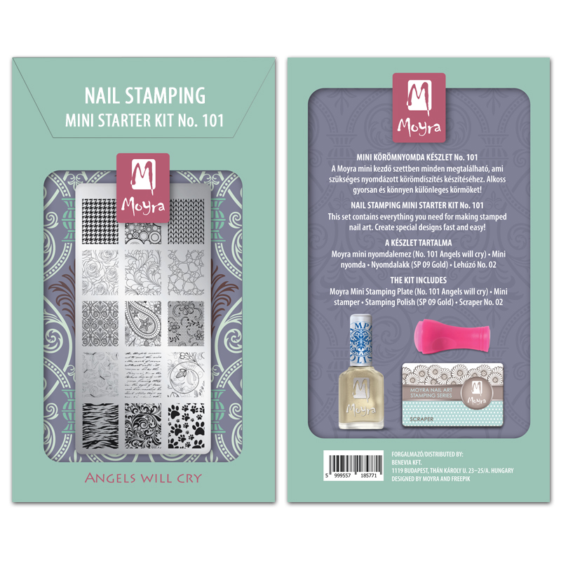 Mini nail stamping starter kit No. 101