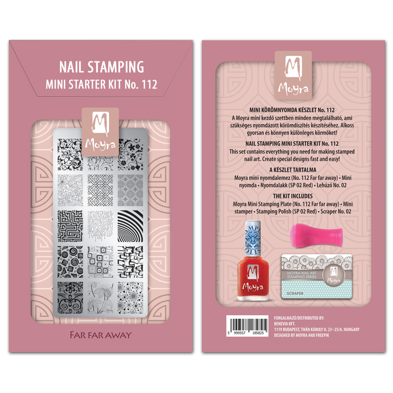Mini nail stamping starter kit No. 112