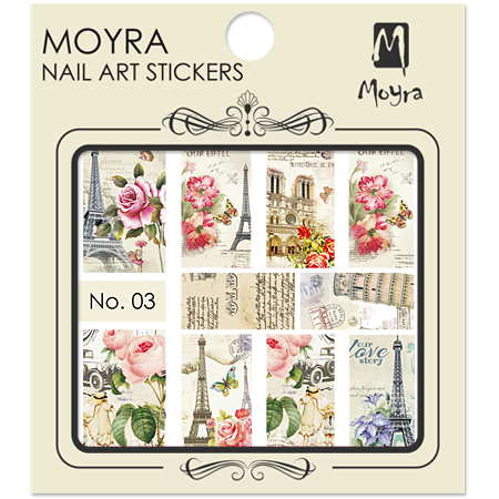 Moyra Nail art sticker No. 03