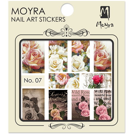 Moyra Nail art sticker No. 07