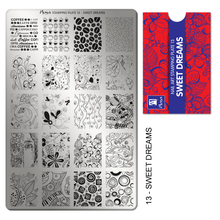 Plaque à Tamponner Moyra 08 Geometry - Pour Nail Art Et Créations Géométriques