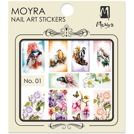 Moyra Nail art sticker No. 01