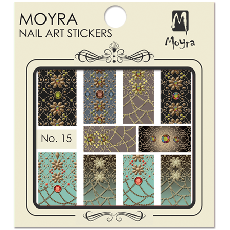 Moyra Nail art sticker No. 15