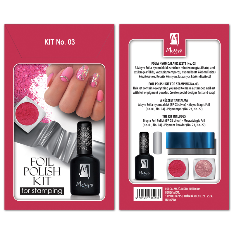 Foil polish kit for stamping No. 03