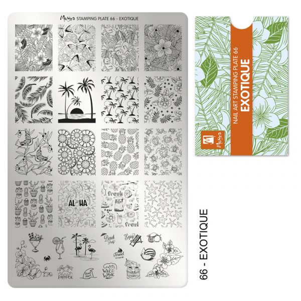 Moyra stamping plate 66 Exotique