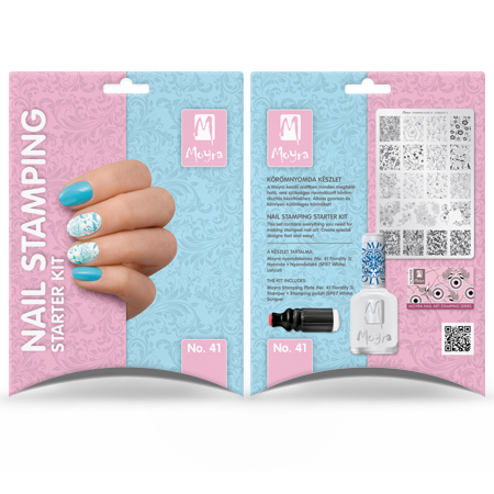 Nail stamping starter kit No. 41