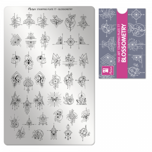 Moyra stamping plate 77 Blossometry