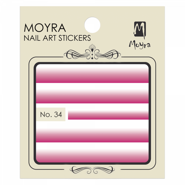 Moyra Nail art sticker No. 34