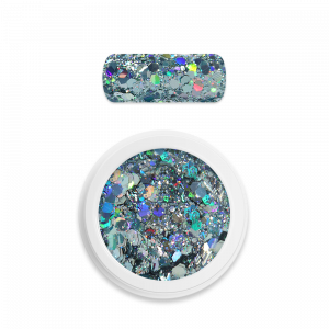 Moyra Holo glitter mix No. 09 Light blue 1 g