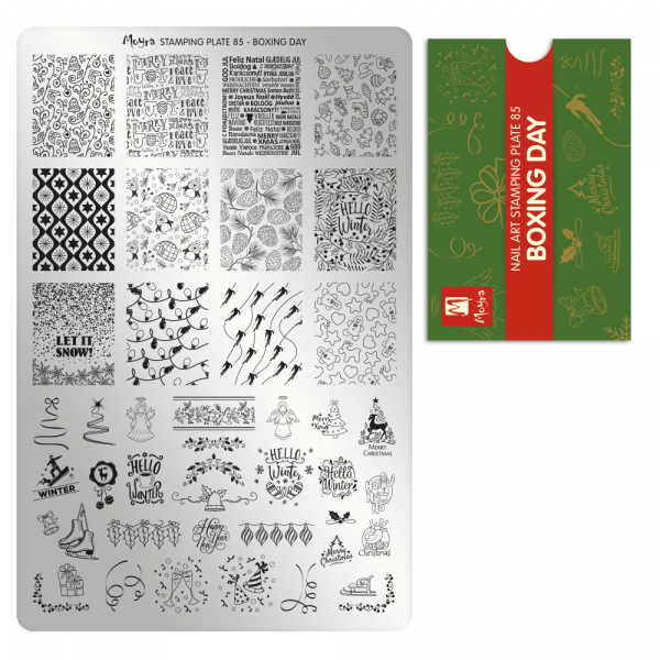 Moyra stamping plate 85 Boxing day