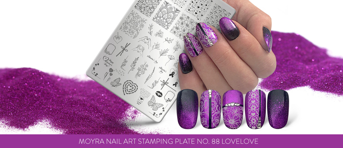 Moyra Nail Art Stamping System | stamping plates, stampers, nail polishes