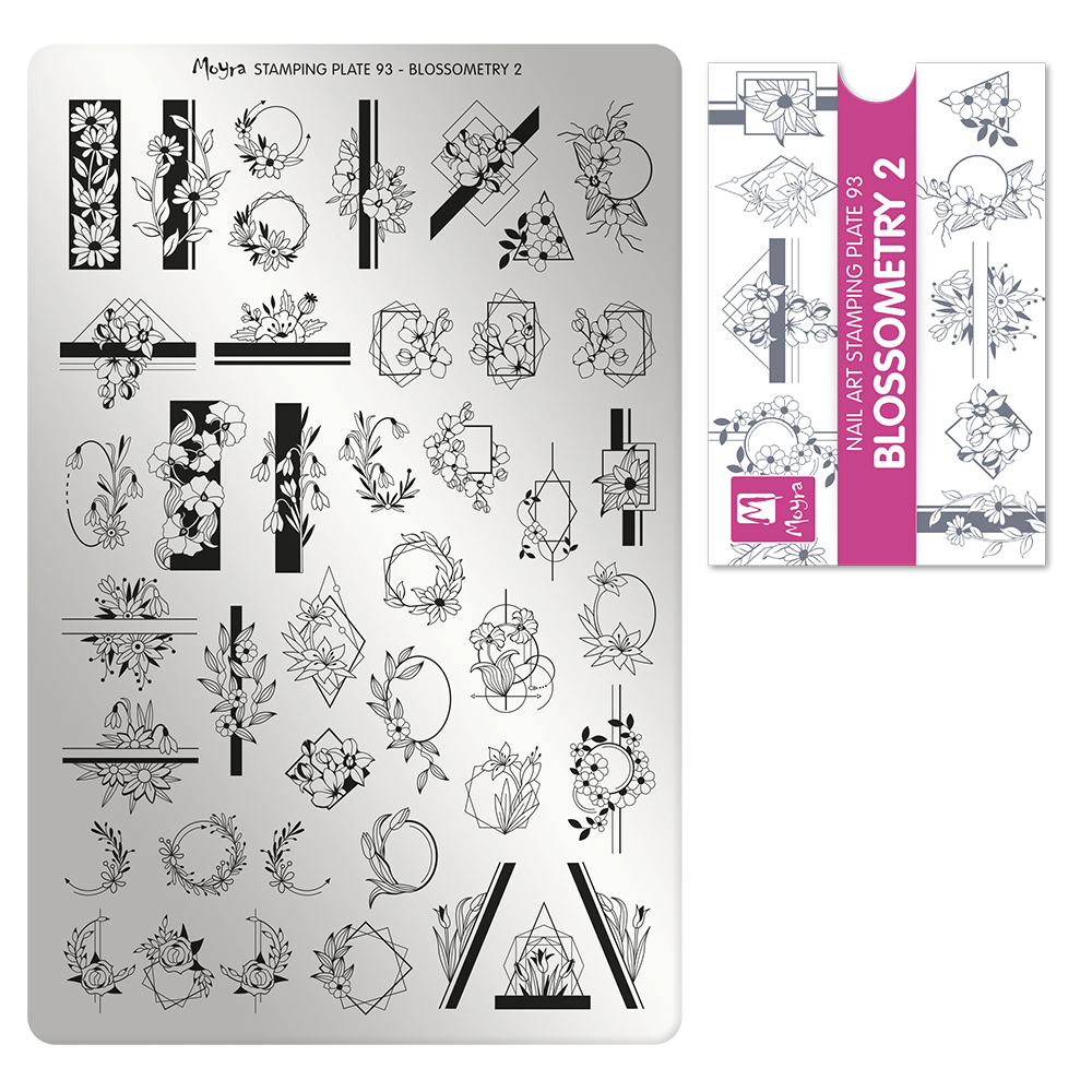 Moyra stamping plate 93 Blossometry 2