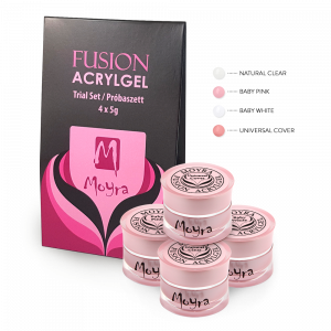 Fusion Acrylgel Baby Boomer Trial Set 4 x 5 g