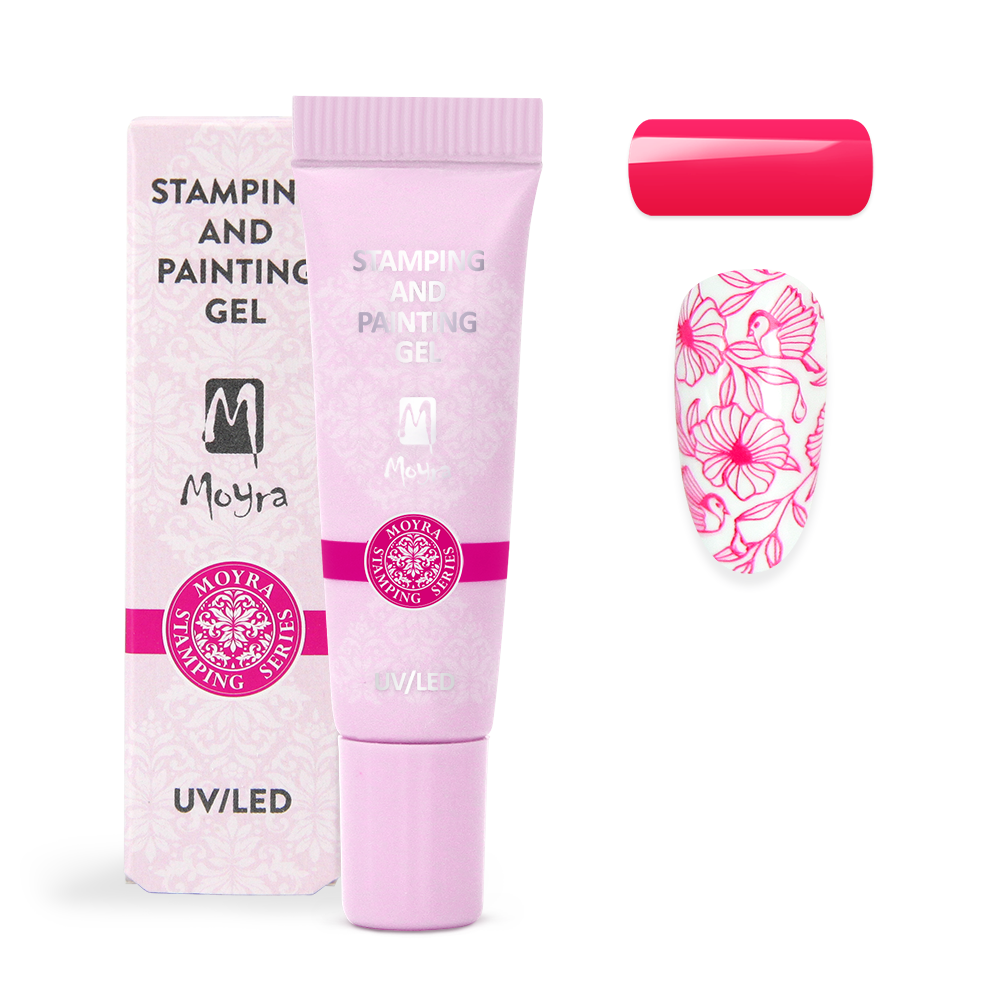 Stamping and painting gel No. 13 Vivid Pink