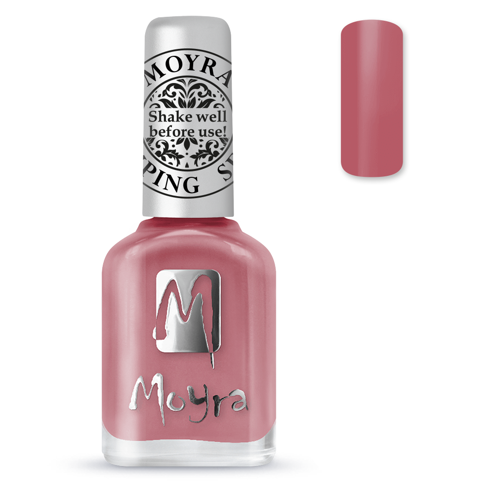 Moyra stamping nail polish Sp 36, Vintage mauve