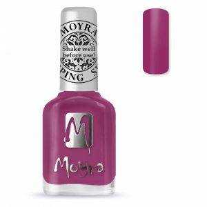 Moyra stamping nail polish Sp 39, Peony red