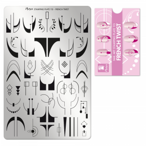 Moyra stamping plate 113 French twist