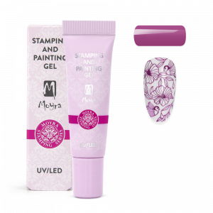 Stamping and painting gel No. 15 Mauve