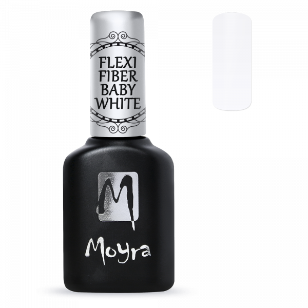 Moyra gel polish Flexi base - Fiber Baby White