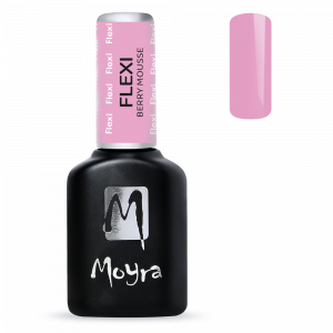 Moyra Flexi coloured gel polish base Berry Mousse