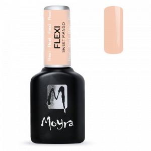 Moyra Flexi coloured gel polish base Sweet Mango