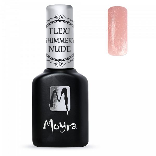 Moyra gel polish Flexi base - Shimmery Nude