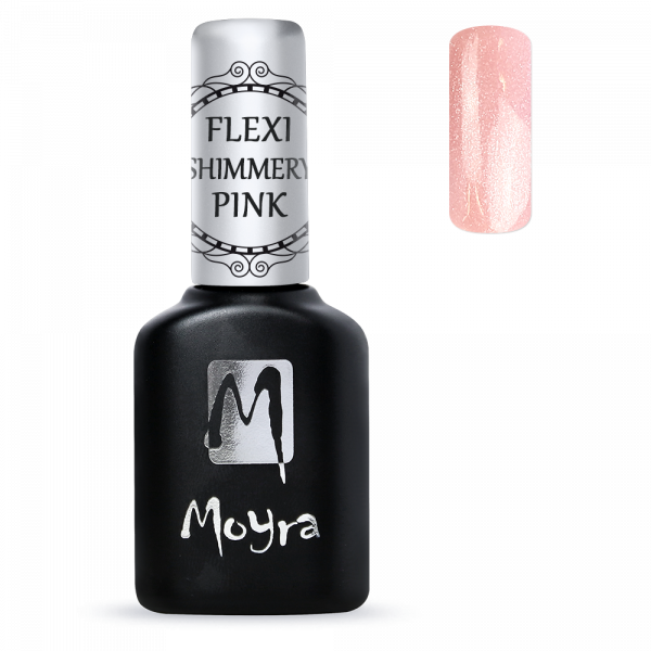 Moyra gel polish Flexi base - Shimmery Pink