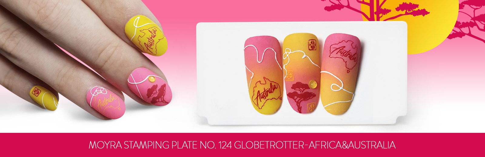 New stamping plate has arrived! No. 124 Globetrotter - Africa&Australia