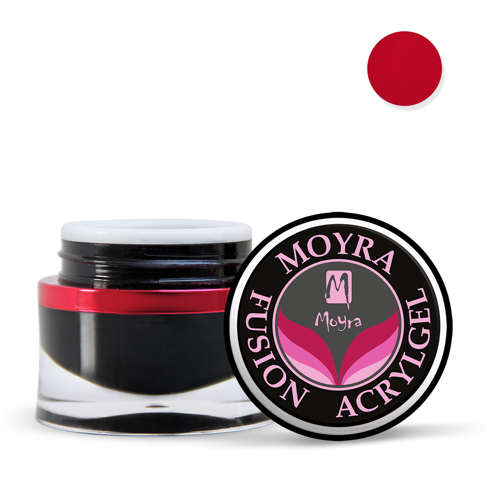Moyra Fusion Colour Acrylgel No. 04 Hibiscus Red 15 g