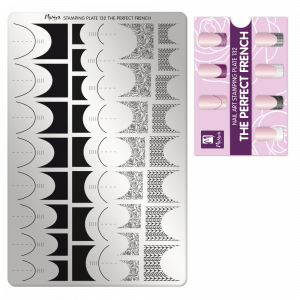 Moyra Stamping plate 132 The Perfect French
