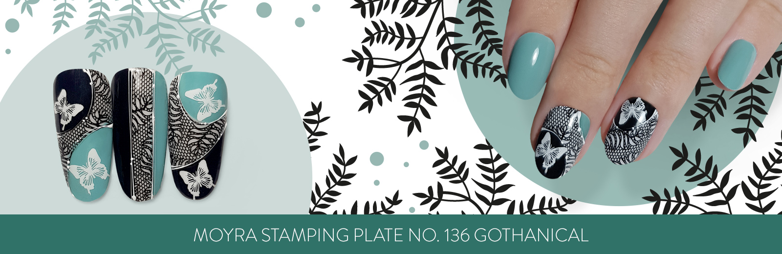 Moyra Stamping plate 136 Gothanical