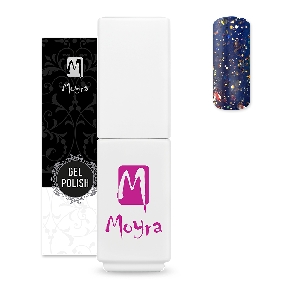 Moyra Mini gel polish Glitter Mix collection 410