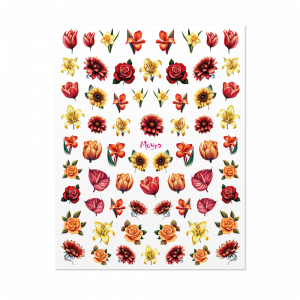 Moyra Watertransfer sticker selection No. 05 Flowers