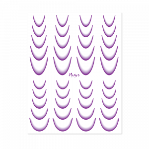 Moyra Watertransfer sticker selection Ombre No. 07 Purple