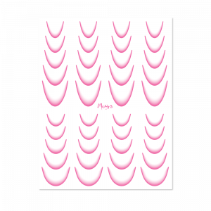 Moyra Watertransfer sticker selection Ombre No. 08 Pink