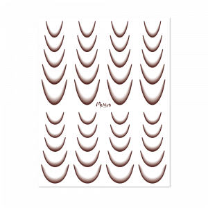 Moyra Watertransfer sticker selection Ombre No. 09 Brown