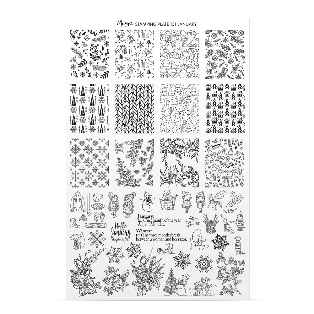 Moyra Try-on plate sheet No. 151