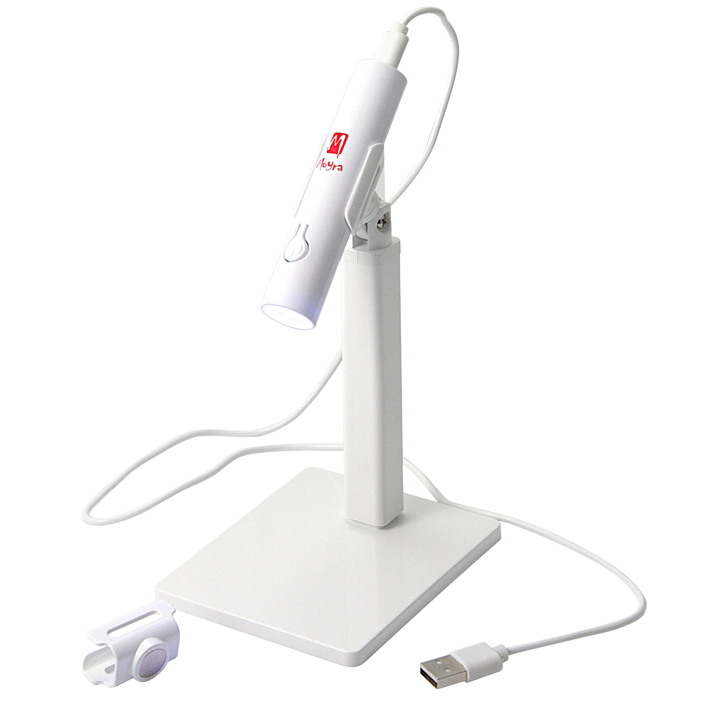 Moyra Portable UV/LED nail lamp with stand (white)