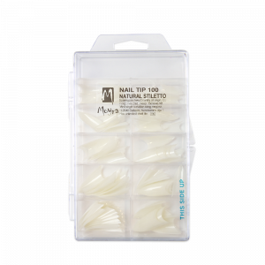 Moyra Tip box 100 pcs natural - stiletto