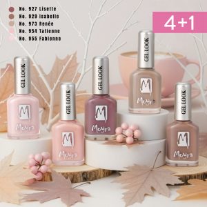 Moyra Gel Look nail polish Autumn Latte Collection
