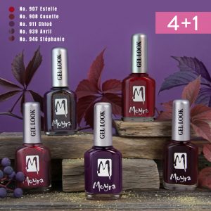 Moyra Gel Look nail polish Falling For You Collection