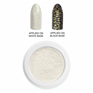 Moyra Satin Glow nail art powder No. 01 Moonlight Pearl